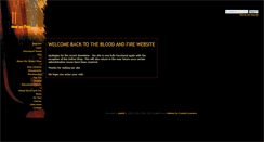 Desktop Screenshot of bloodandfire.co.uk