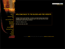 Tablet Screenshot of bloodandfire.co.uk